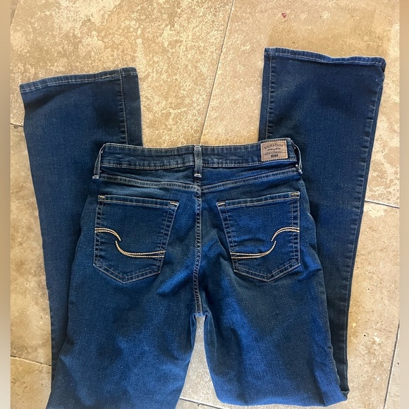 Levi Strauss signature mid rise boot cut jeans size 6 long waist 28 length 34 - Picture 11 of 11